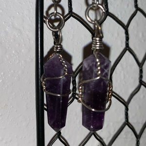 Amethyst earrings